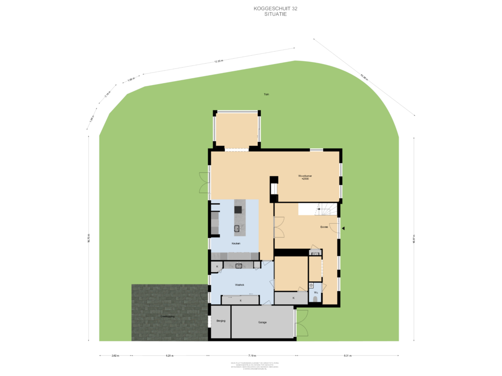 Bekijk plattegrond van Situatie van Koggeschuit 32