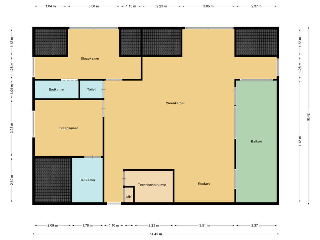 Bekijk plattegrond van First floor van Uithaven 3