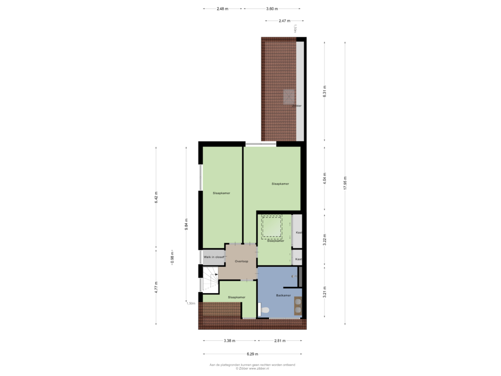 Bekijk plattegrond van Eerste Verdieping van Kerkhofweg 111