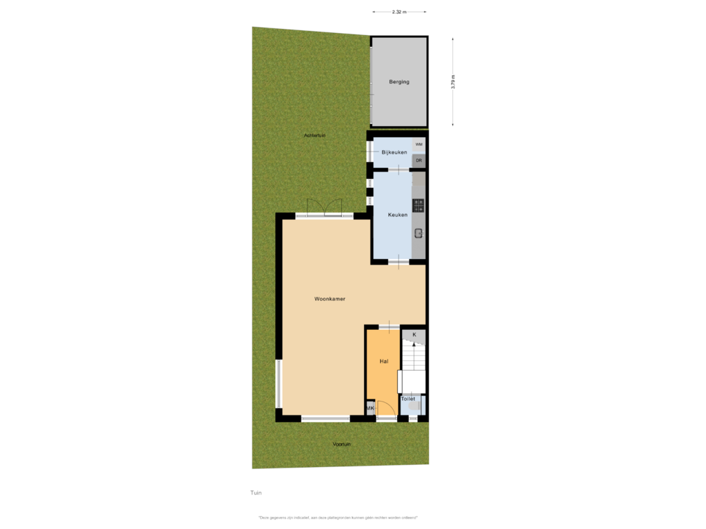 Bekijk plattegrond van Tuin van Fortuinlaan 65