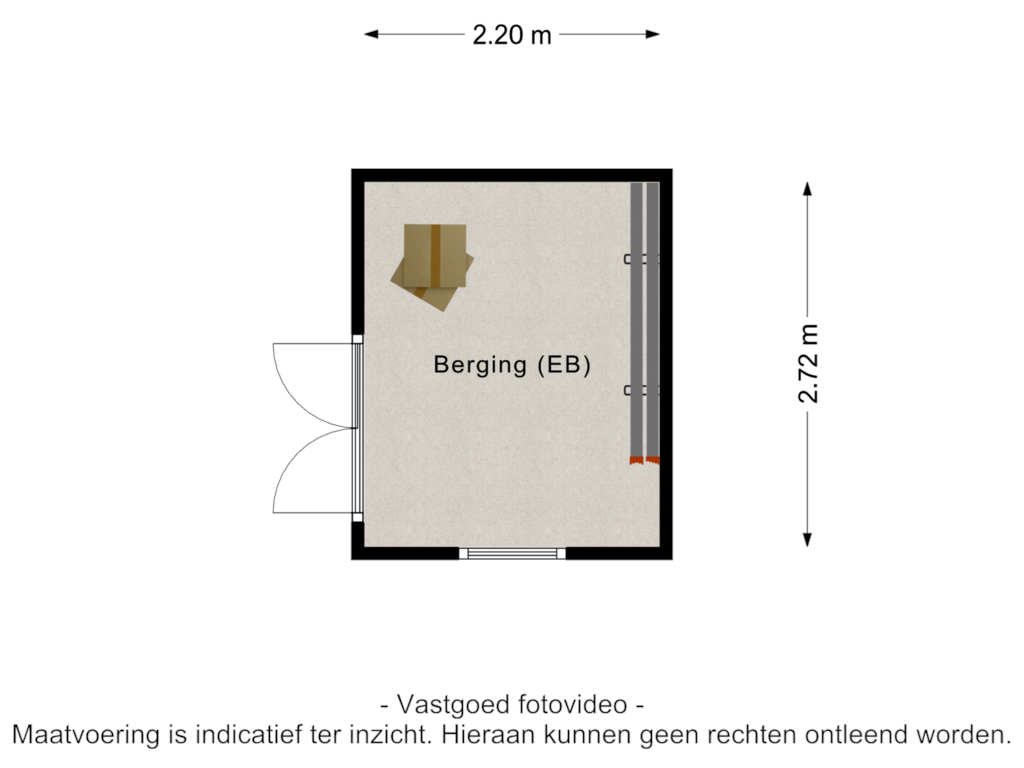 View floorplan of Berging of Ruisvoorn 53