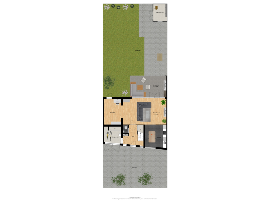 View floorplan of Tuin of Ruisvoorn 53