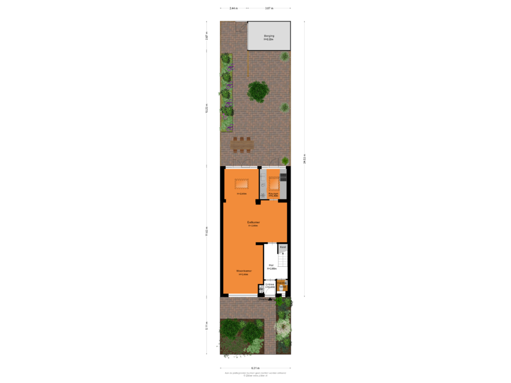 Bekijk plattegrond van Begane grond_tuin van Koopvaardijstraat 124