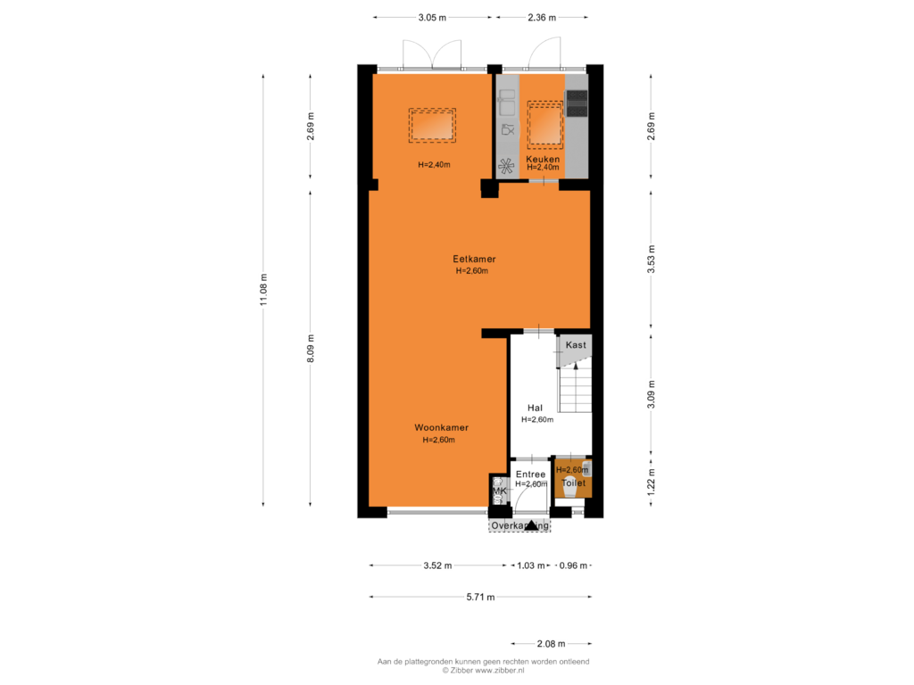 Bekijk plattegrond van Begane grond van Koopvaardijstraat 124