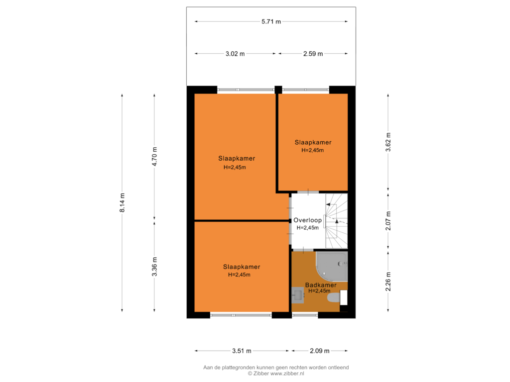 Bekijk plattegrond van Eerste Verdieping van Koopvaardijstraat 124