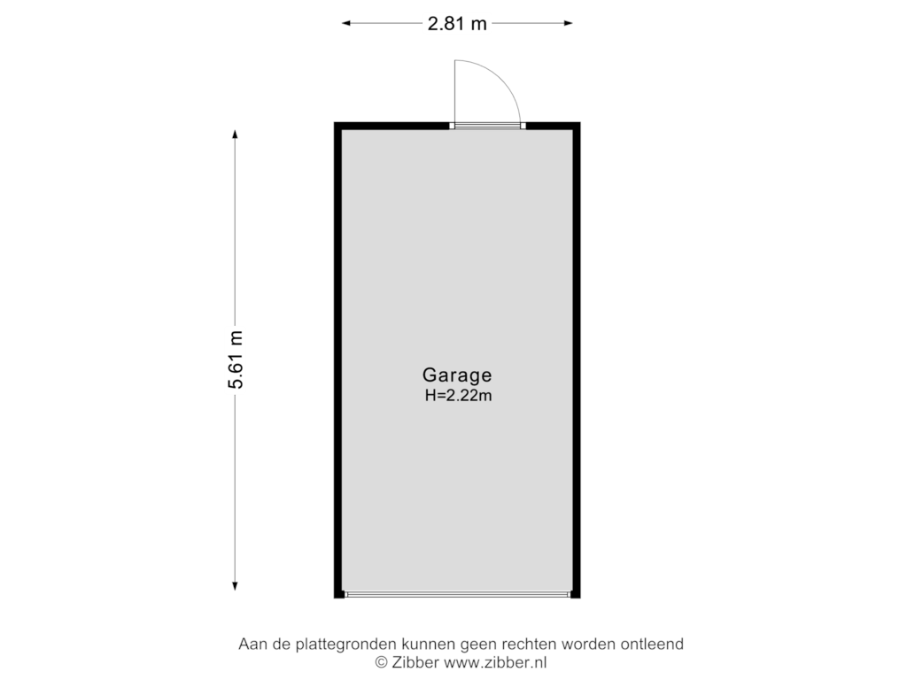 Bekijk plattegrond van Garage van Koopvaardijstraat 124