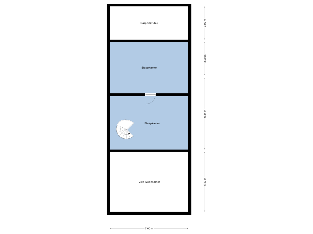 Bekijk plattegrond van Guesthouse Verdieping van Gemeentenweg 39