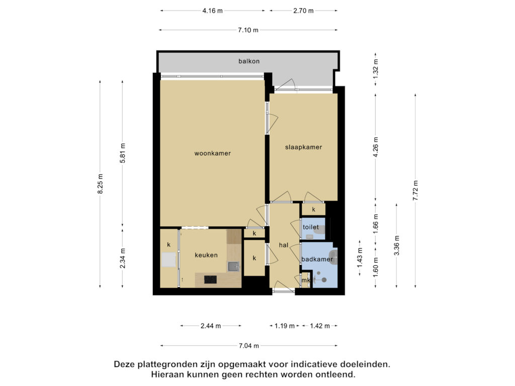 Bekijk plattegrond van Appartement van Orionstraat 67