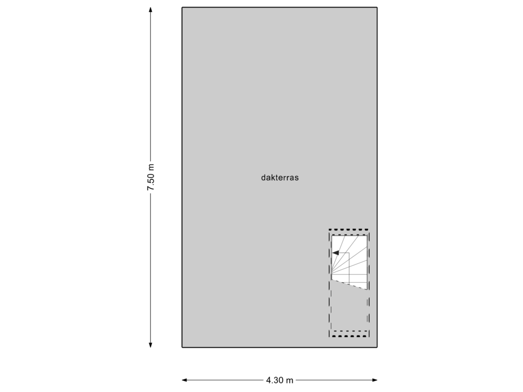 Bekijk plattegrond van Dakterras van John Fernhouthof 4