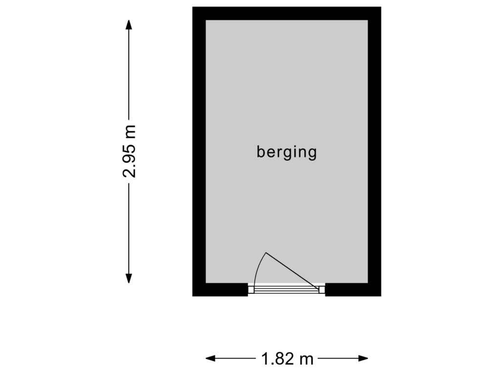 Bekijk plattegrond van Berging van John Fernhouthof 4