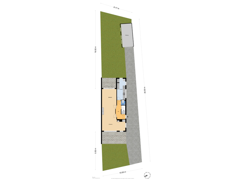 View floorplan of Perceel of Jonkerlaan 71