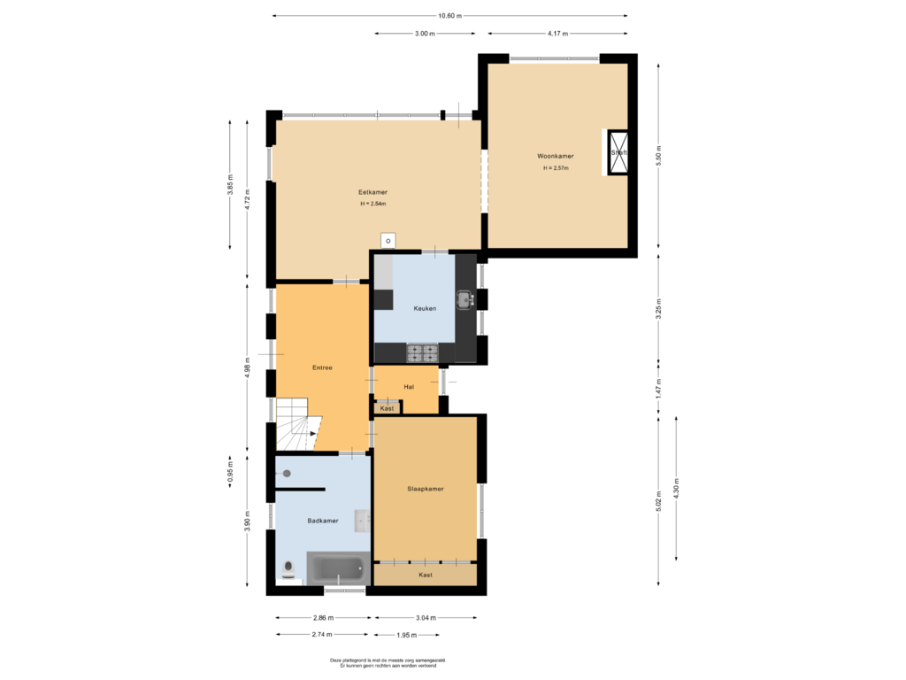 Bekijk plattegrond van Begane grond van Capelsedreef 26