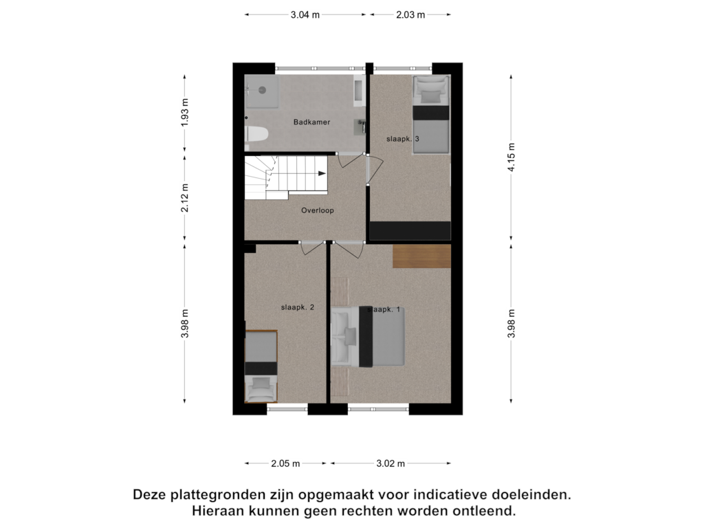 Bekijk plattegrond van Eerste Verdieping van Dr. W.M. Verhaarlaan 117