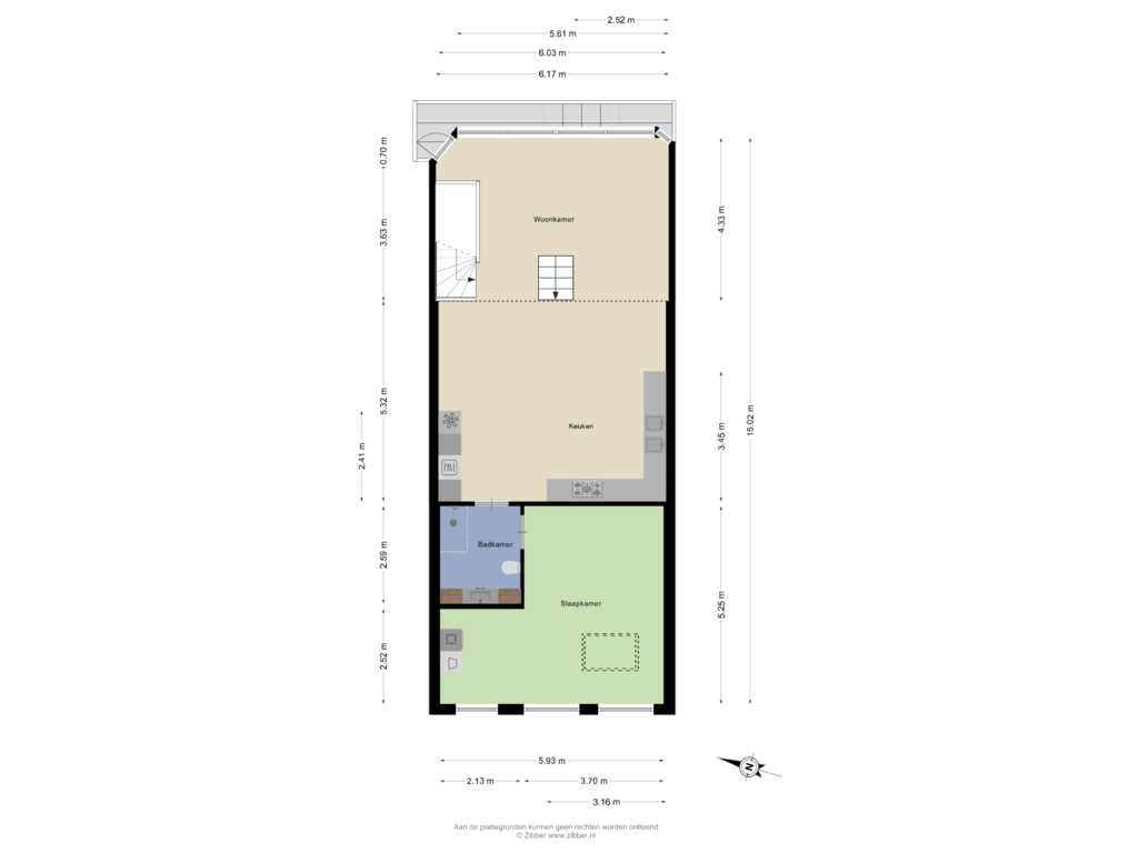 Bekijk plattegrond van Eerste Verdieping van Hooftstraat 265