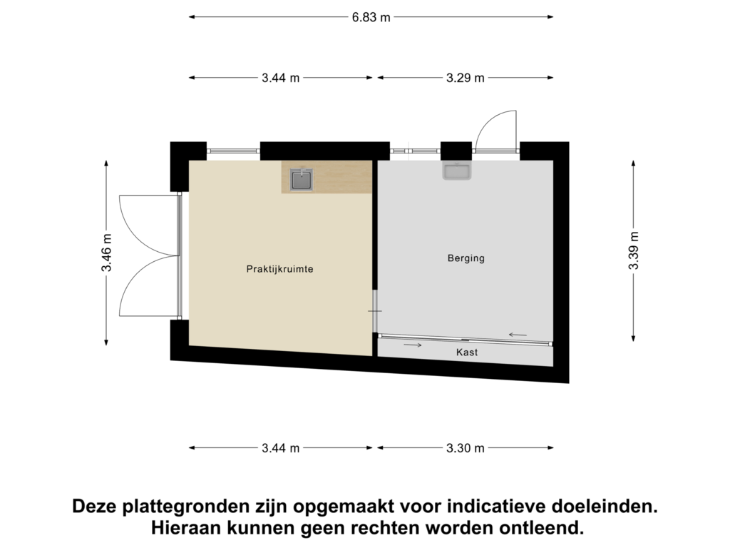 View floorplan of Tuinhuis of Reigerstraat 22