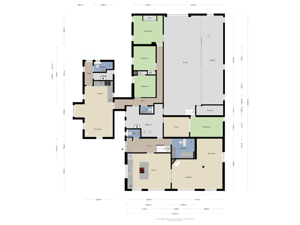 View floorplan of Begane grond of Weseperweg 56