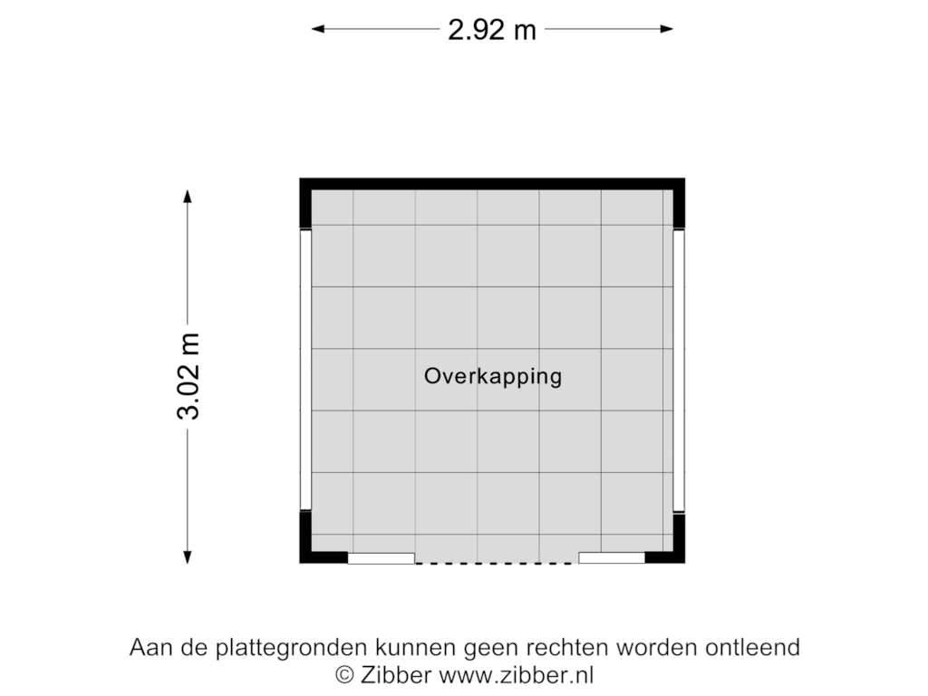 View floorplan of Overkapping of Weseperweg 56