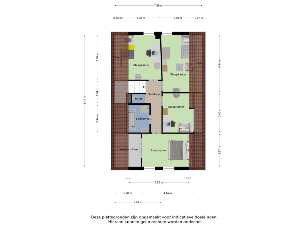 Bekijk plattegrond van Eerste Verdieping van Dorsing 24