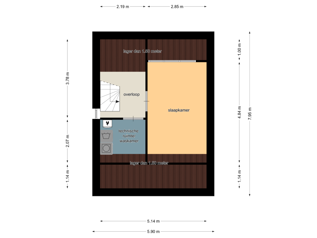 Bekijk plattegrond van Floor 2 van Herman de Ruijterstraat 26-A