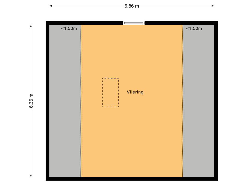 View floorplan of Eerste verdieping Deel 2 of Leggeloo 38