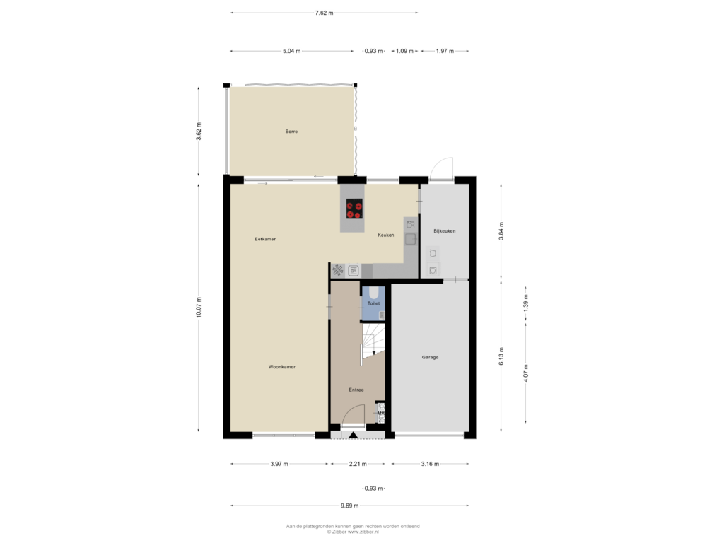 Bekijk plattegrond van Begane grond van Molenweg Zuid 18