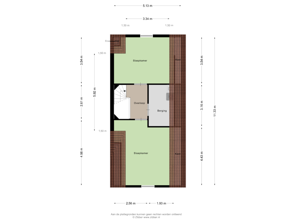 Bekijk plattegrond van Tweede Verdieping van Batua 105