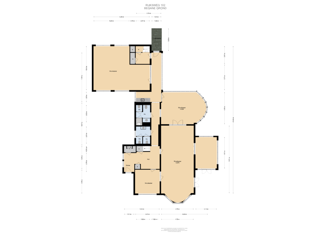 Bekijk plattegrond van Begane Grond van Rijksweg 102