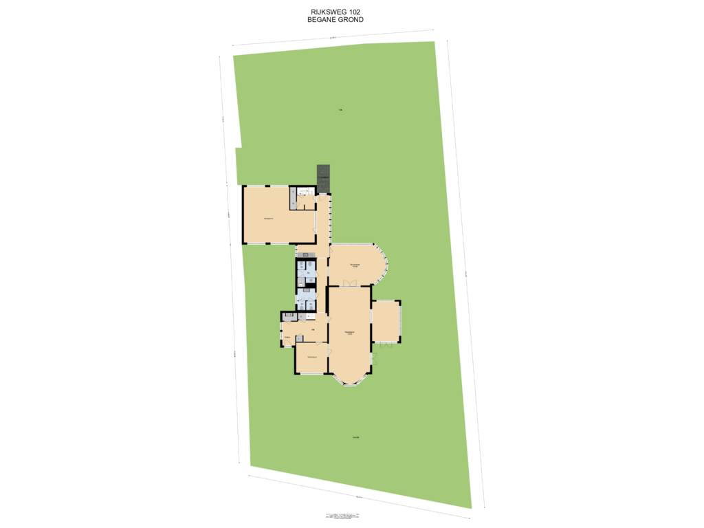 Bekijk plattegrond van Situatie van Rijksweg 102