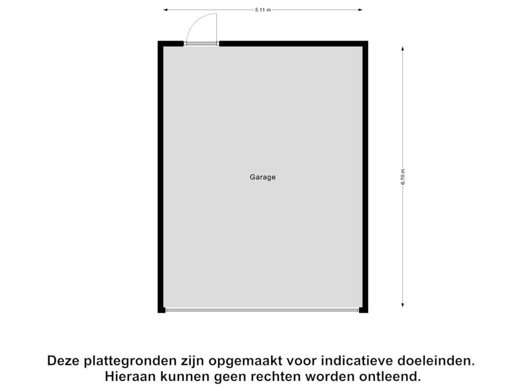 Bekijk plattegrond van Garage van Zuidwendingerweg 10