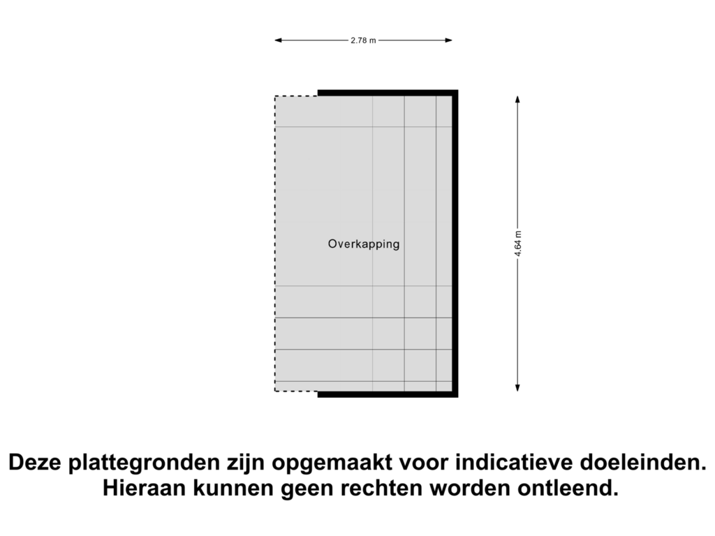 Bekijk plattegrond van Overkapping van Zuidwendingerweg 10