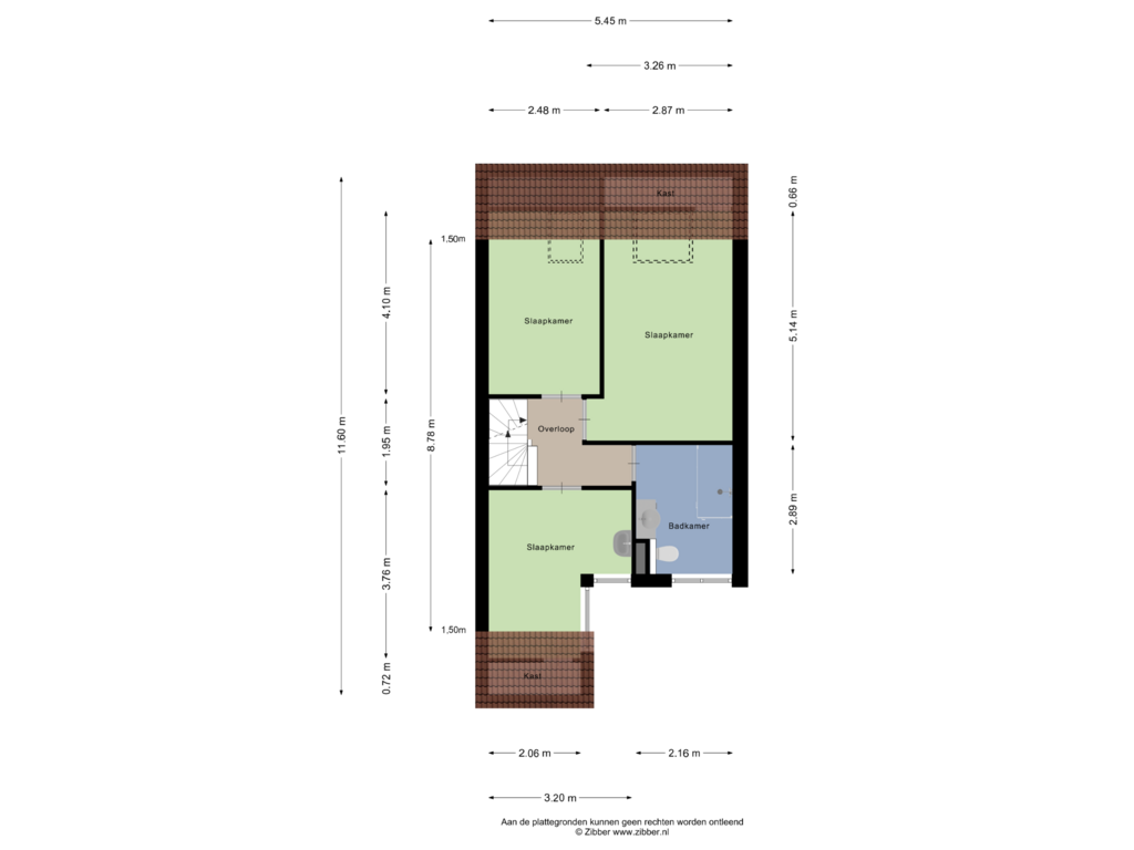 Bekijk plattegrond van Eerste Verdieping van De Ganzenpoel 27