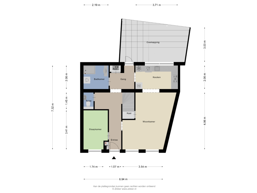 Bekijk plattegrond van Begane Grond van Burgemeester Dregmansstraat 15