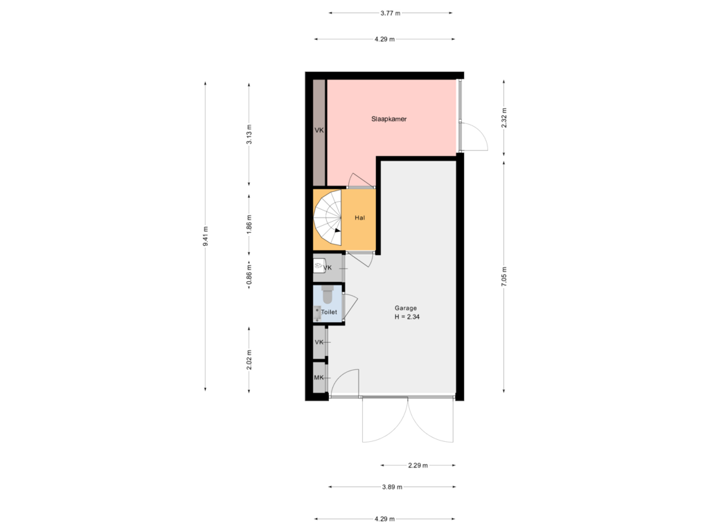 Bekijk plattegrond van begane grond van Johan Willem Frisolaan 26