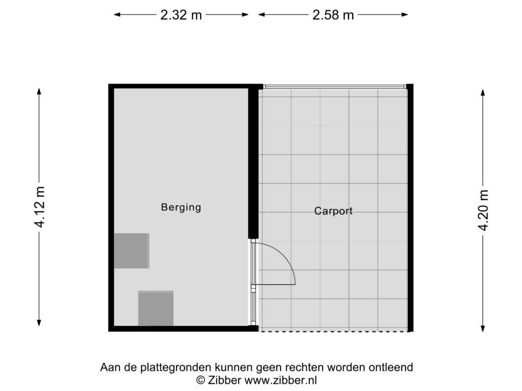 View floorplan of Berging of Het Groen 16