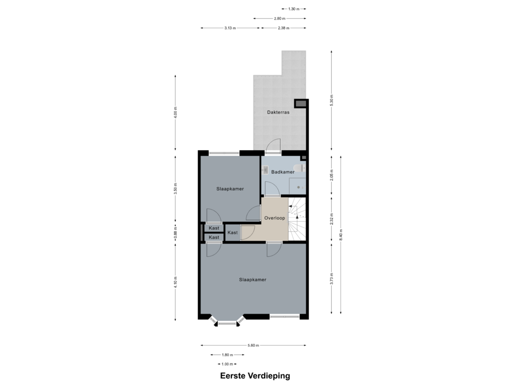 Bekijk plattegrond van Eerste Verdieping van Zeelsterstraat 148