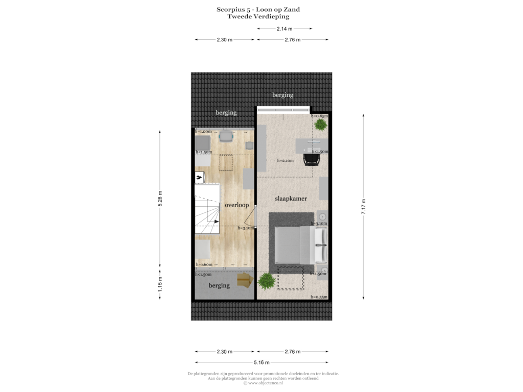 Bekijk plattegrond van TWEEDE VERDIEPING van Scorpius 5