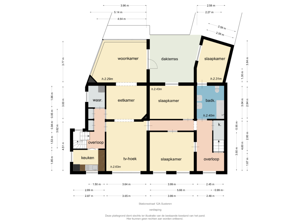 Bekijk plattegrond van verdieping van Stationsstraat 12