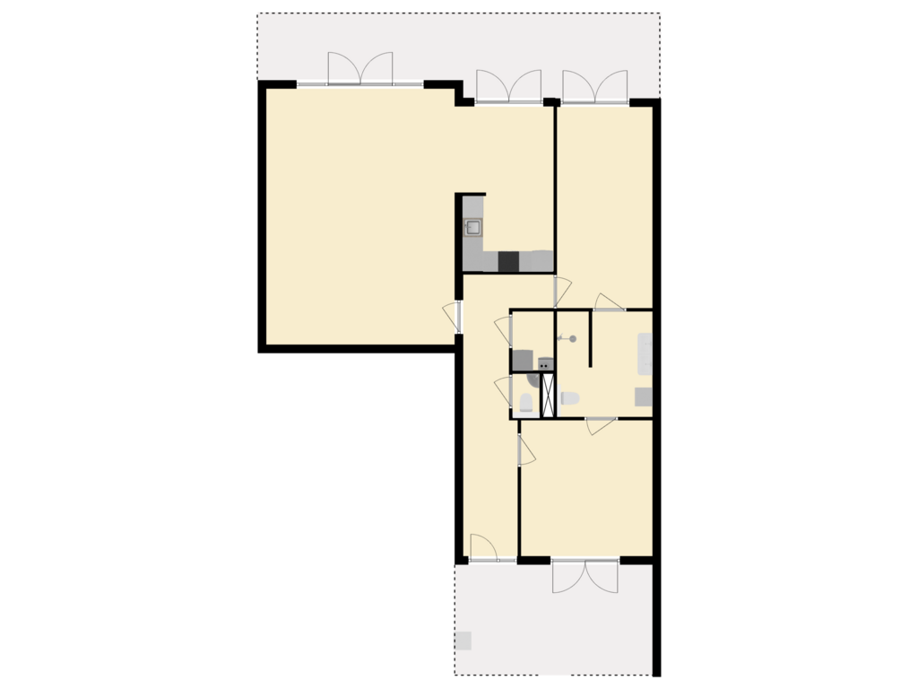 Bekijk plattegrond van tweede verdieping van Kabbelaarsbank 5-15