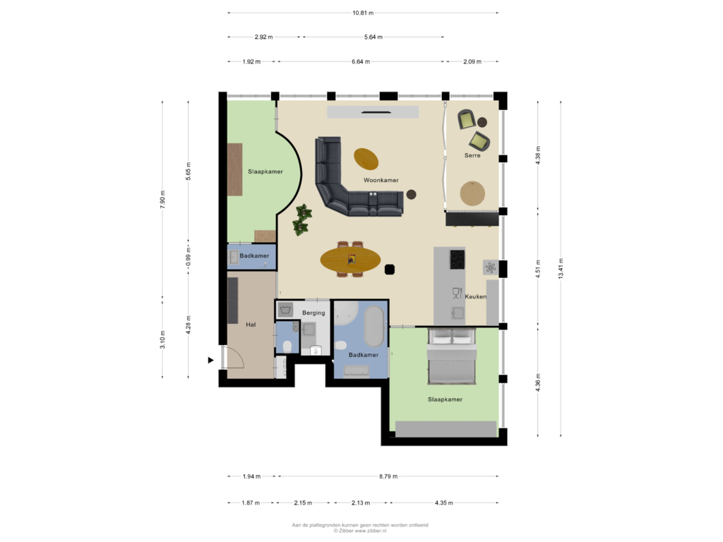 Bekijk plattegrond van Appartement van Tricot 33