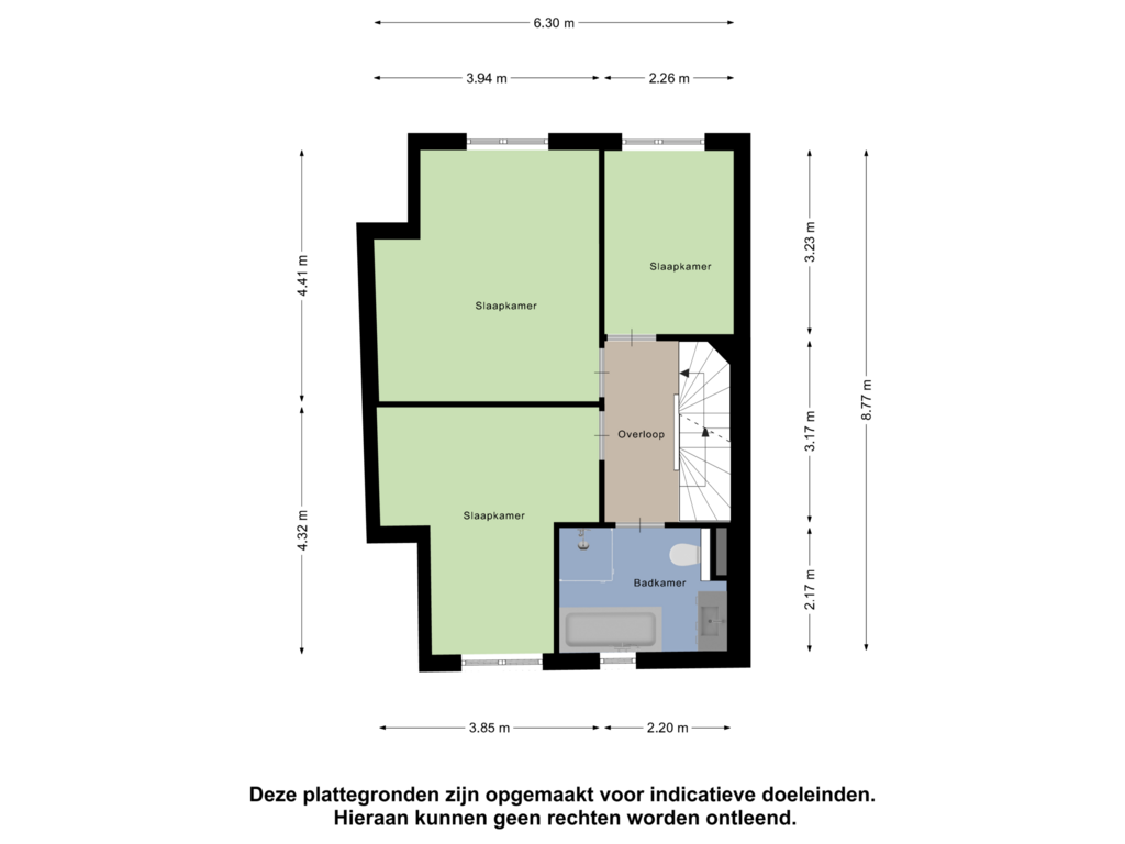 View floorplan of Eerste Verdieping of Ree 3