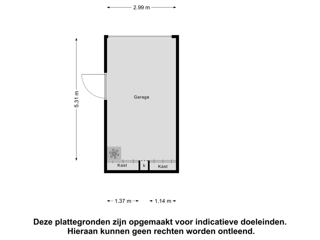 View floorplan of Garage of Ree 3