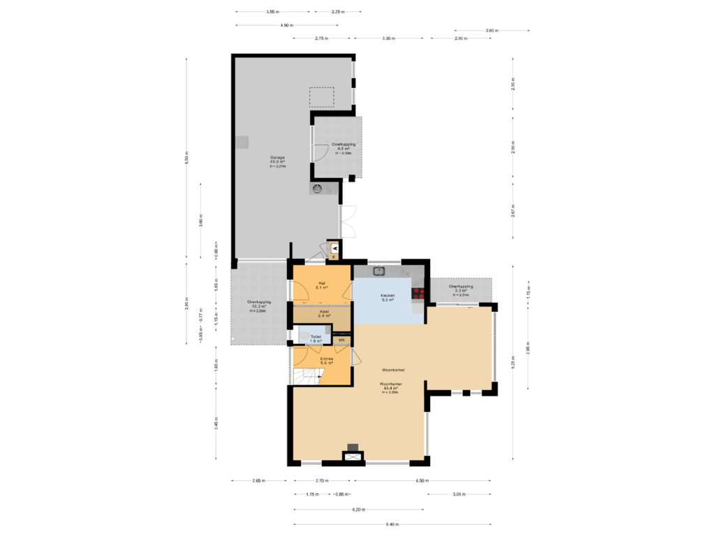 View floorplan of Begane grond of Grienkamp 2