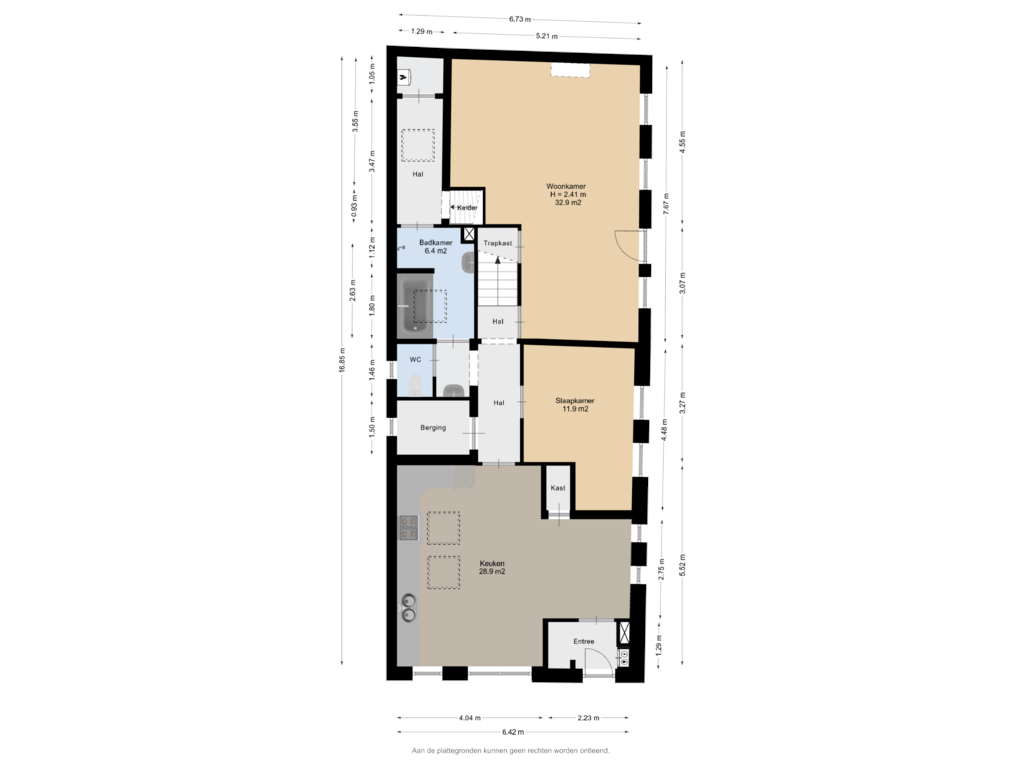 Bekijk plattegrond van Begane Grond van Langpaed 2