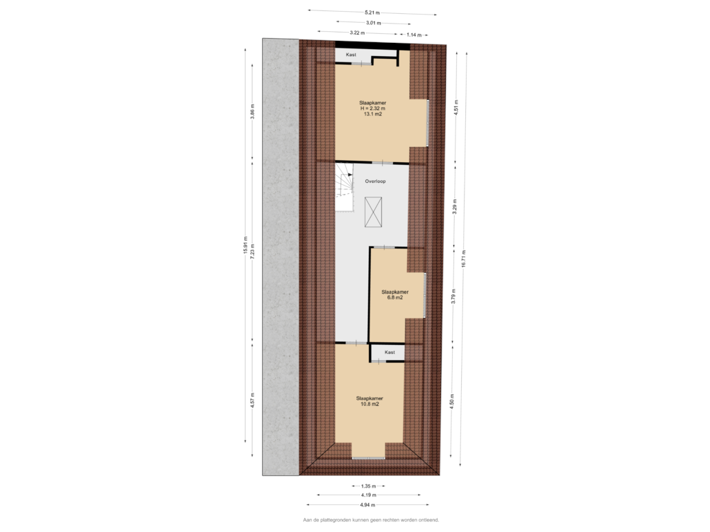 Bekijk plattegrond van 1e Verdieping van Langpaed 2