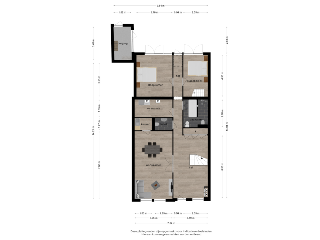 Bekijk plattegrond van Begane grond van Loskade 43