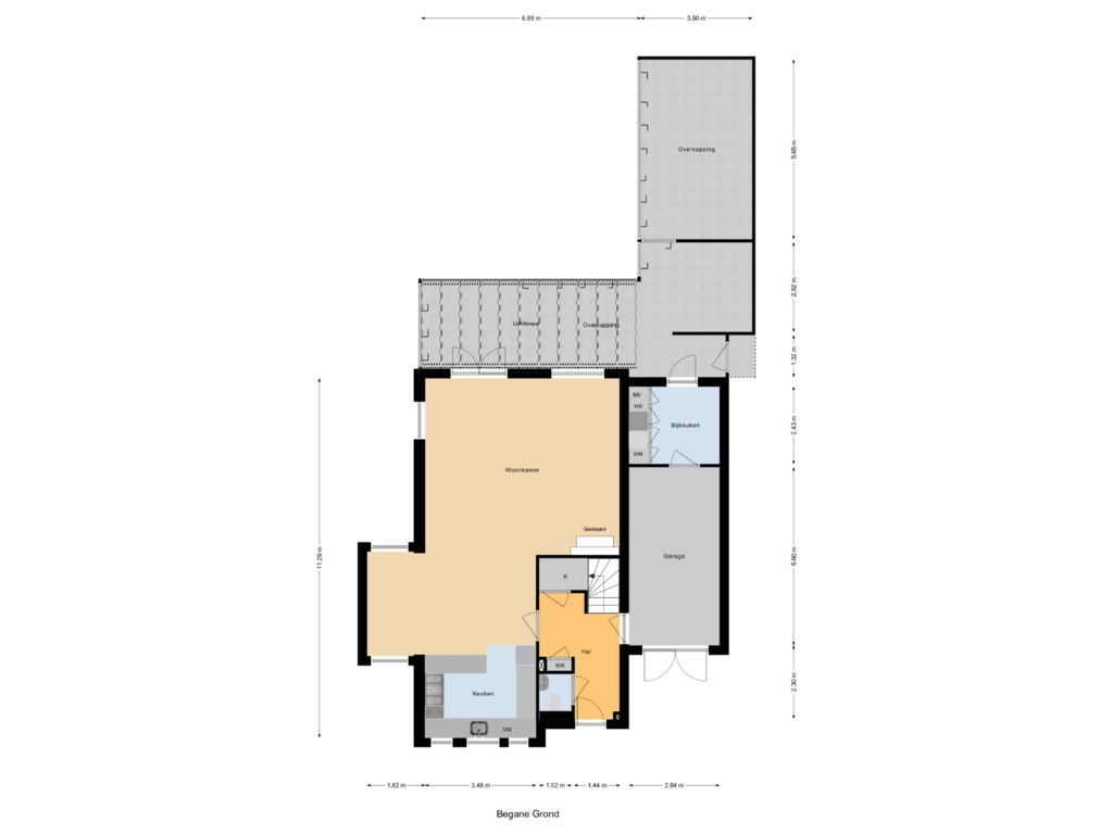 Bekijk plattegrond van Begane Grond van Thea Beckmanweg 15