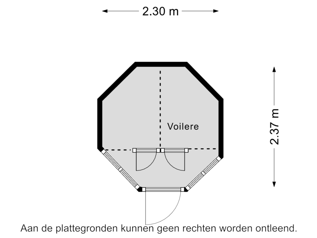 View floorplan of Schuur of Vlasweel 27