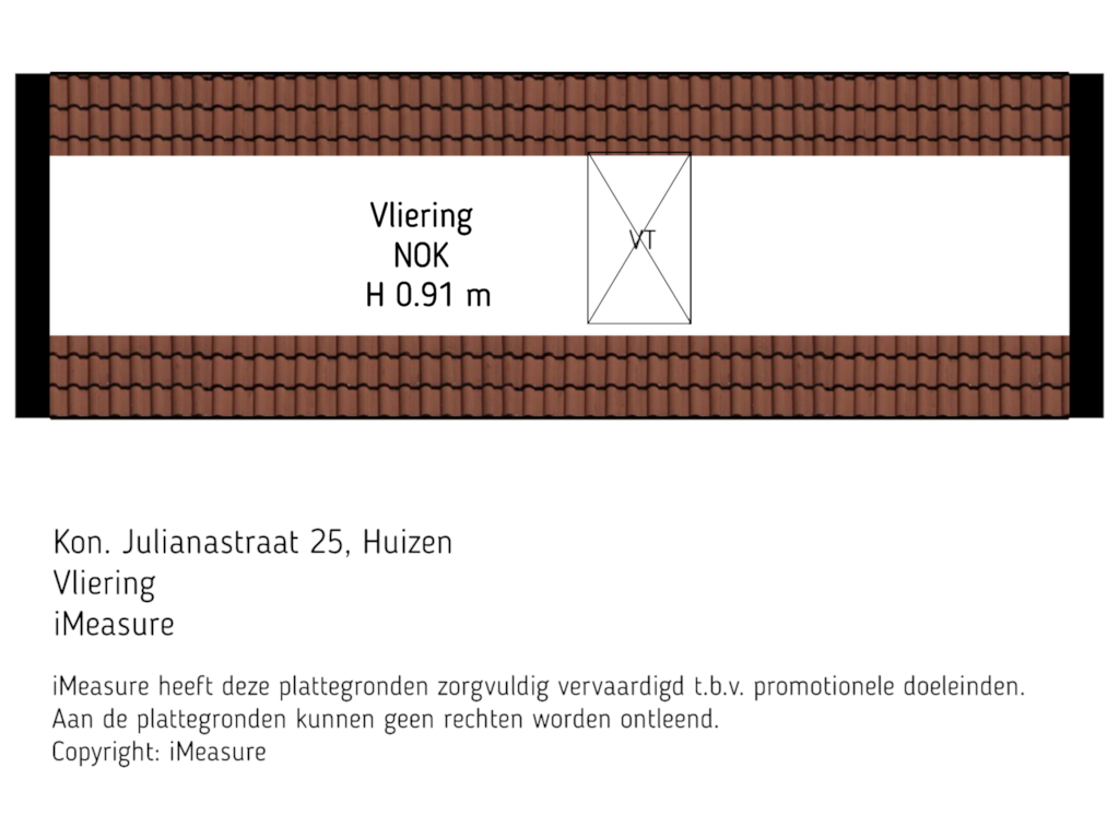 Bekijk plattegrond van Vliering van Koningin Julianastraat 25