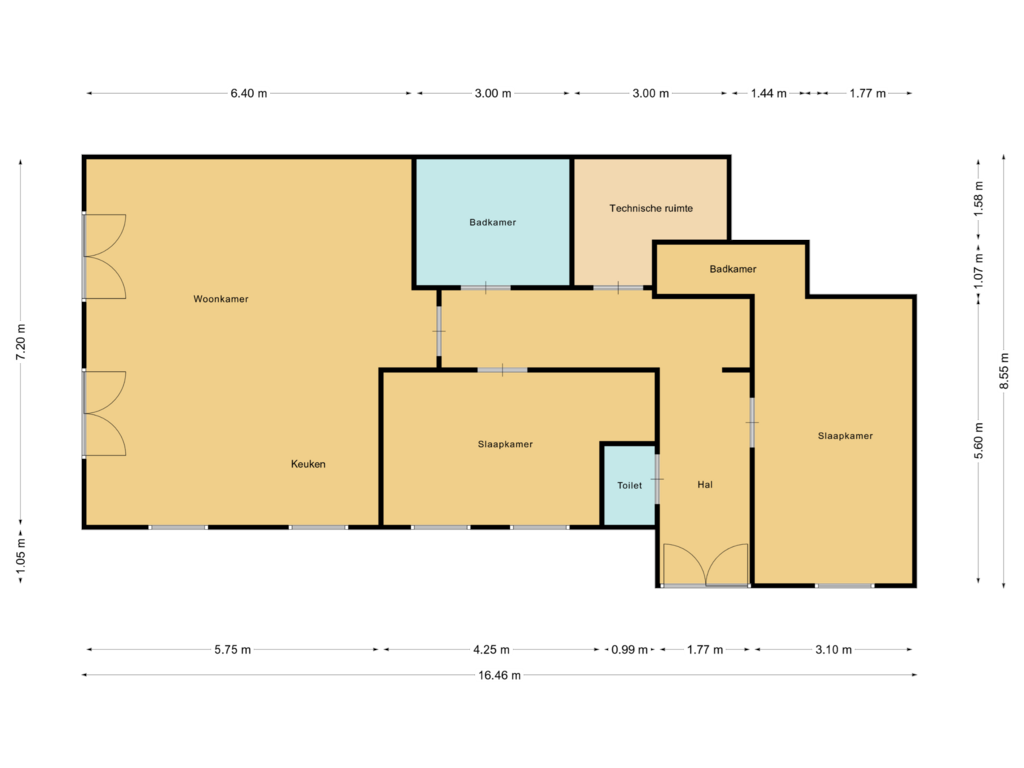 Bekijk plattegrond van First floor van Nazareth 4-03