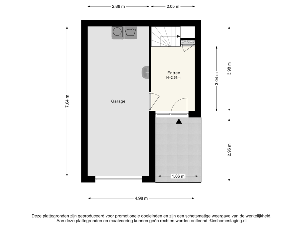 View floorplan of Begane Grond of Santhorst 19